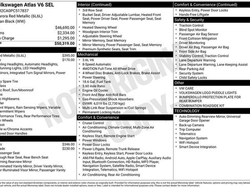 Used 2023 Volkswagen Atlas SEL AWD/4WD image 7