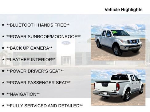 Used 2017 Nissan Frontier SL w/ Moonroof Package AWD/4WD image 6