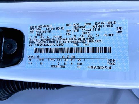 Certified 2025 Ford F150 XLT w/ Equipment Group 302A MID image 34