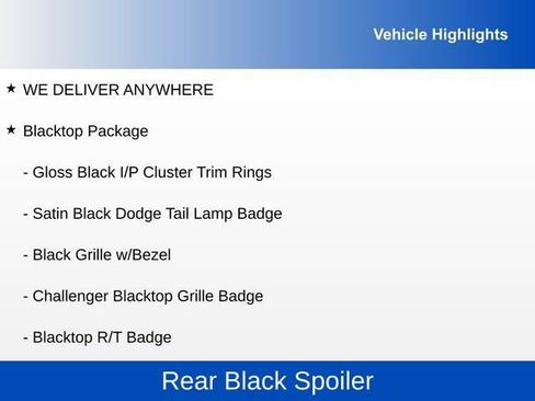 Used 2020 Dodge Challenger R/T w/ Blacktop Package image 11