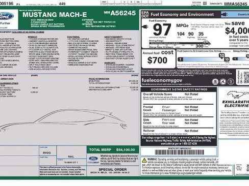 Certified 2021 Ford Mustang Mach-E Premium image 2