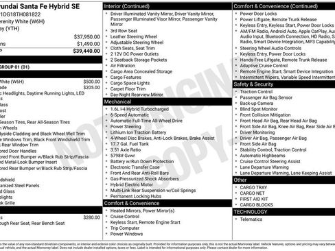 New 2026 Hyundai Santa Fe SE image 42