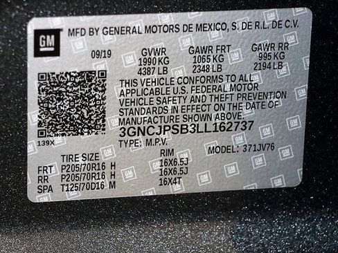 Used 2020 Chevrolet Trax LT w/ LT Convenience Package image 37