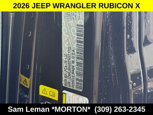 New 2026 Jeep Wrangler Unlimited Rubicon AWD/4WD image 31