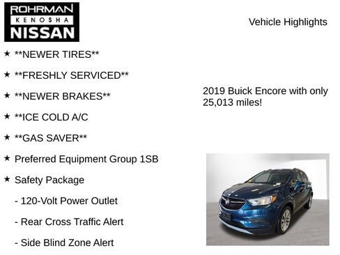 Used 2019 Buick Encore Preferred w/ Safety Package FWD image 8