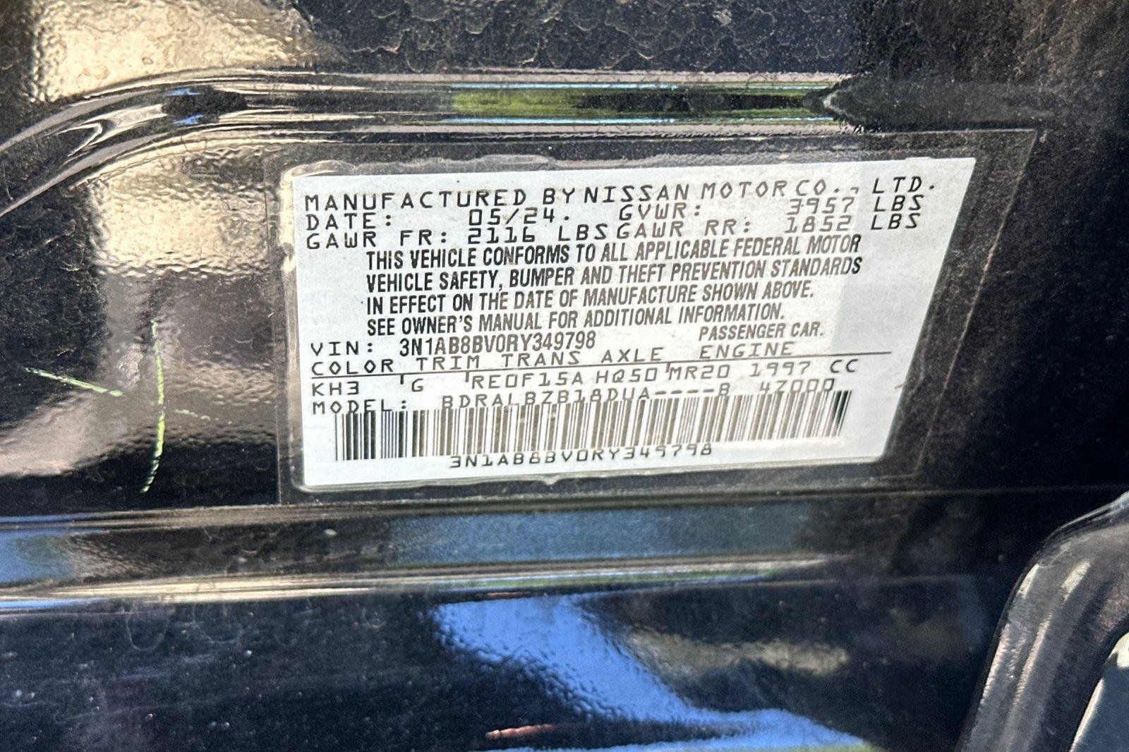 Certified 2024 Nissan Sentra S FWD image 27