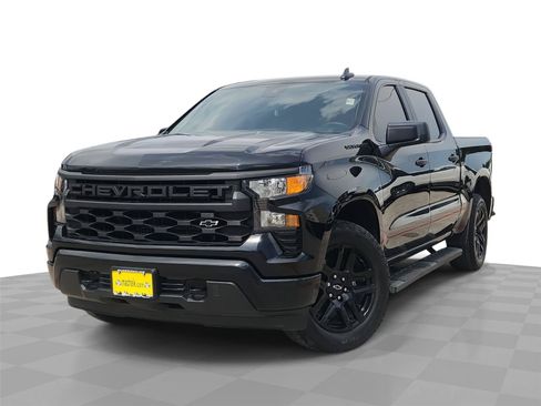 Used 2023 Chevrolet Silverado 1500 Custom w/ LPO, Dark Essentials Package RWD image 1