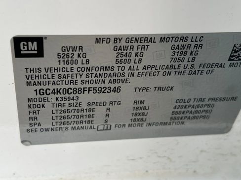 Used 2015 Chevrolet Silverado 3500 LTZ w/ Duramax Plus Package image 23