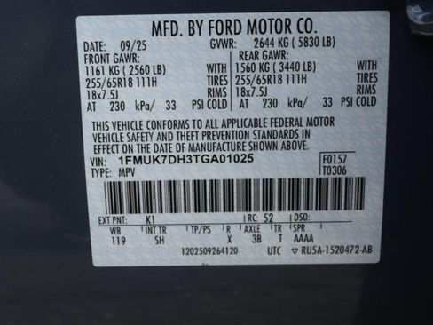 New 2026 Ford Explorer Active w/ Active Comfort Package RWD image 28