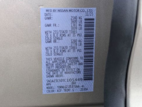 New 2026 Nissan Murano SL w/ Comfort Package AWD/4WD image 33
