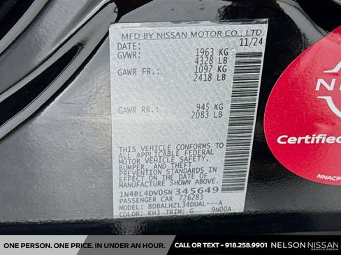 Certified 2025 Nissan Altima 2.5 SV w/ SV Special Edition Package FWD image 30