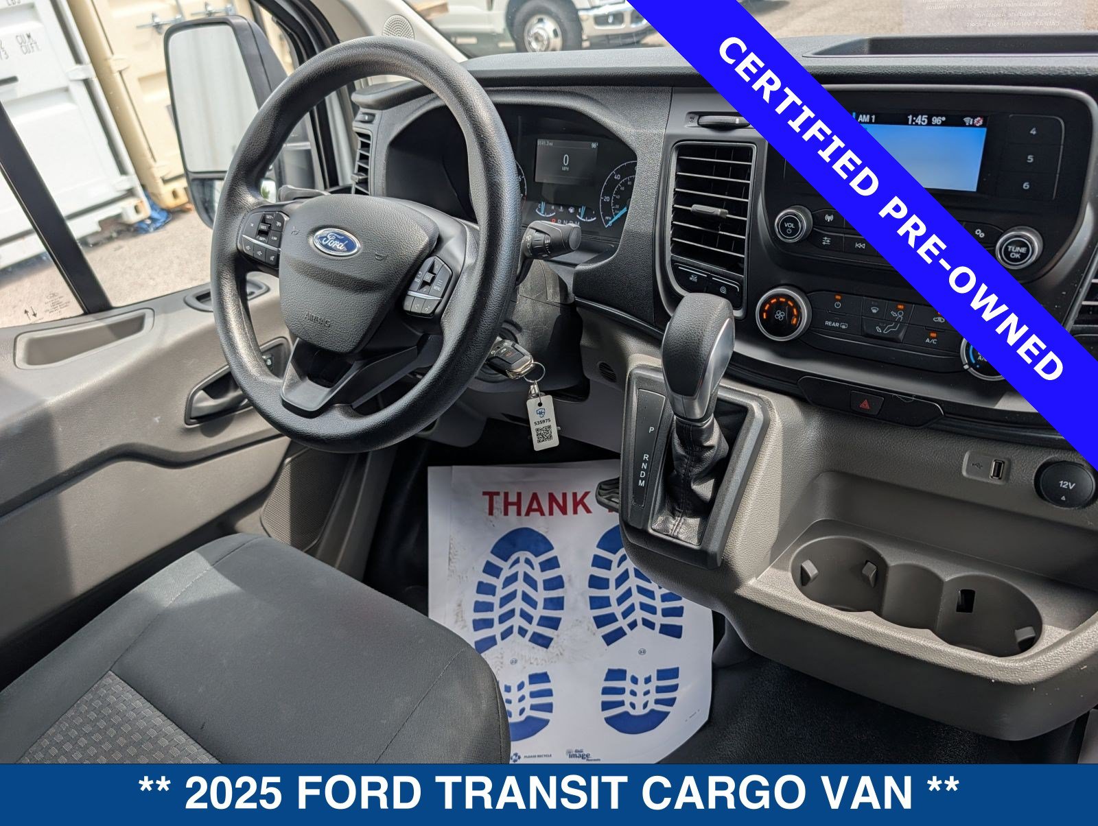 Certified 2025 Ford Transit 250 Low Roof w/ Exterior Upgrade Package RWD image 23