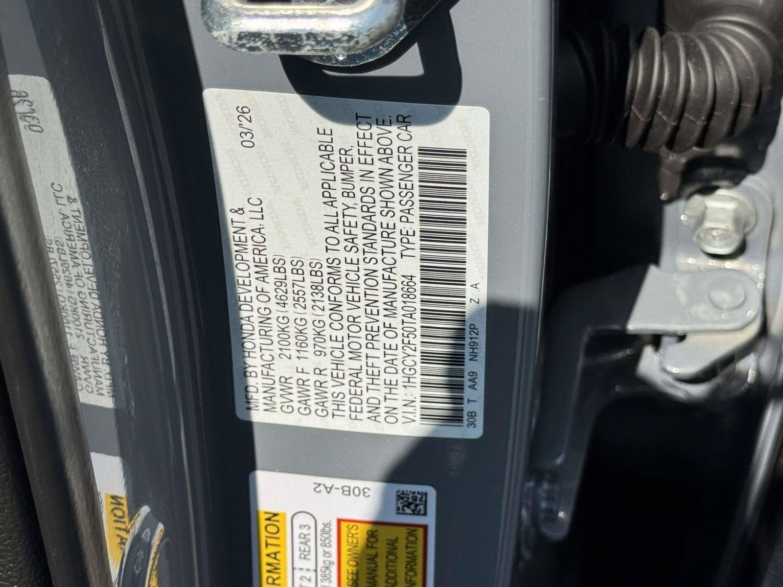 Certified 2026 Honda Accord Sport image 40