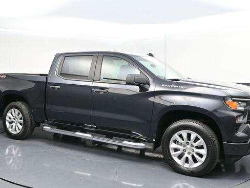 Certified 2023 Chevrolet Silverado 1500 Custom w/ LPO, Dark Essentials Package AWD/4WD image 2