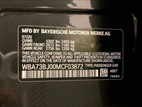 Used 2021 BMW 540i xDrive w/ Executive Package AWD/4WD image 32