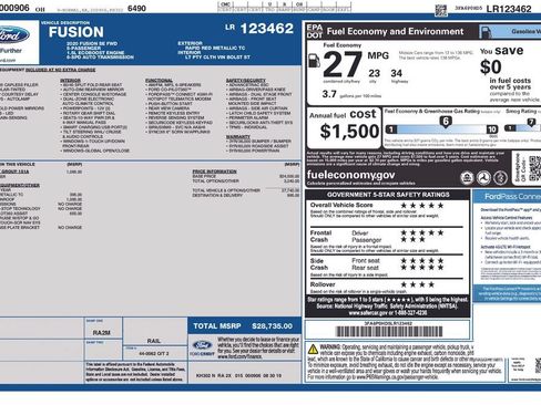 Used 2020 Ford Fusion SE w/ Equipment Group 151A FWD image 51