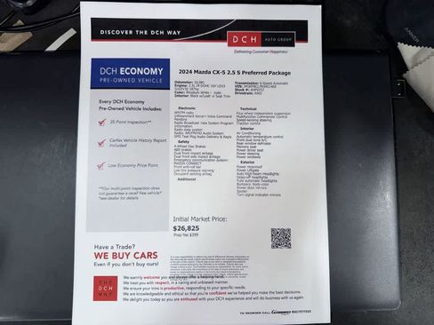 Used 2024 MAZDA CX-5 AWD 2.5 S w/ Preferred Package image 13