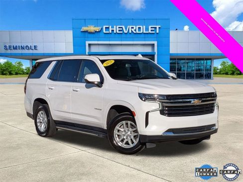 Used 2021 Chevrolet Tahoe LT w/ Rear Media and Nav Package image 1