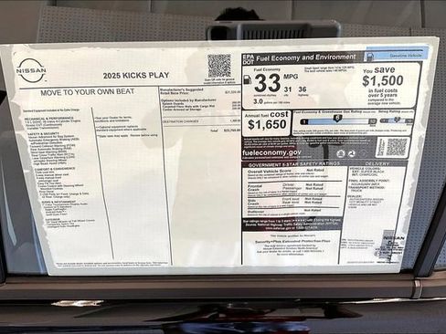 New 2025 Nissan Kicks Play S image 36