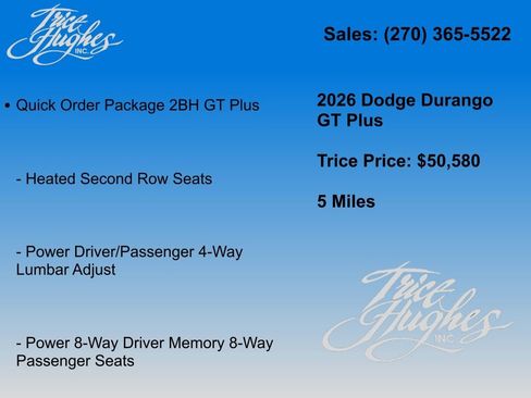 New 2026 Dodge Durango GT AWD/4WD image 6