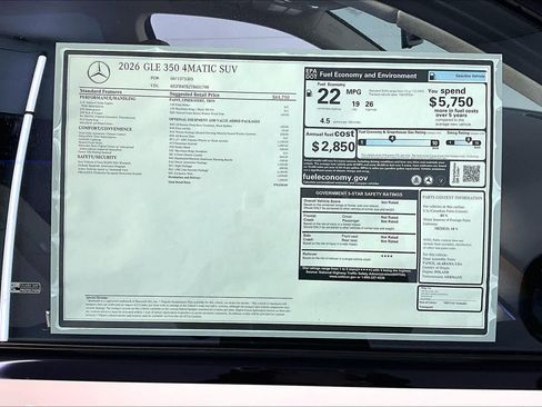 New 2026 Mercedes-Benz GLE 350 4MATIC image 18