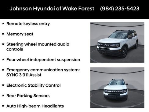 Used 2024 Ford Bronco Sport Outer Banks image 12