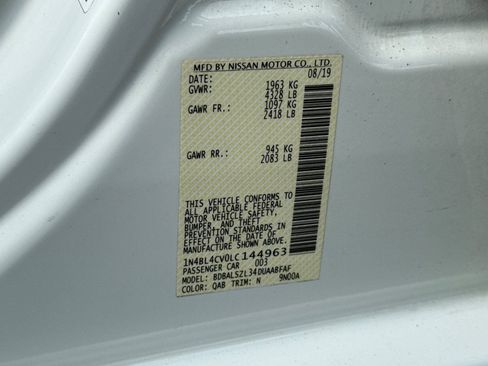 Used 2020 Nissan Altima 2.5 SR w/ Premium Package FWD image 29