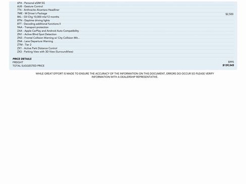 Used 2024 BMW X6 M Competition image 85