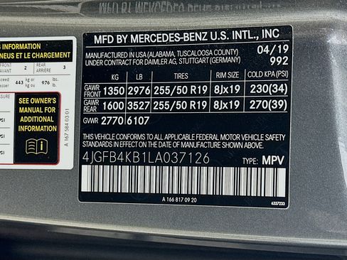 Certified 2020 Mercedes-Benz GLE 350 4MATIC image 45
