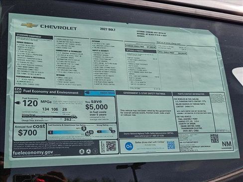 New 2027 Chevrolet Bolt LT FWD image 17