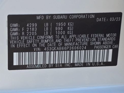 Certified 2023 Subaru Impreza 2.0i AWD/4WD image 30