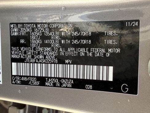 Certified 2025 Toyota Land Cruiser 1958 AWD/4WD image 29