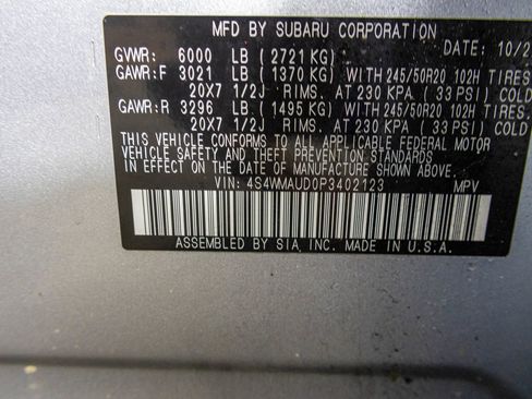 Used 2023 Subaru Ascent Limited w/ Technology Package image 58