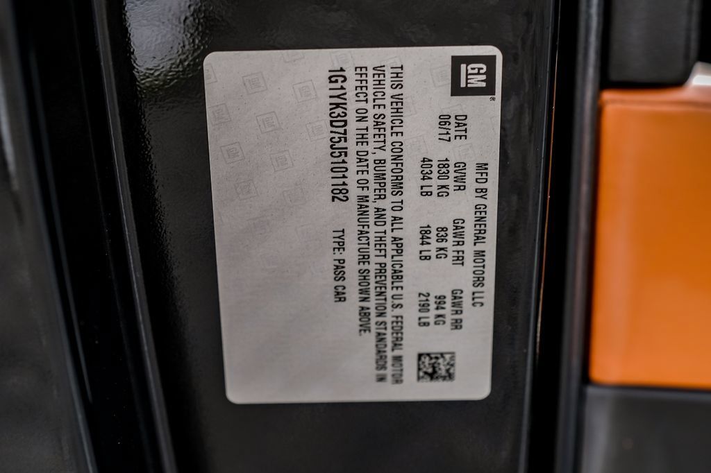 Used 2018 Chevrolet Corvette Stingray Convertible Z51 2LT RWD image 56
