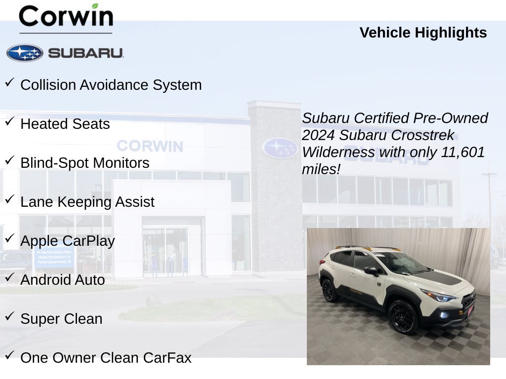 Certified 2024 Subaru Crosstrek 2.5i Wilderness AWD/4WD image 9