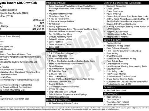 Used 2024 Toyota Tundra SR5 image 50