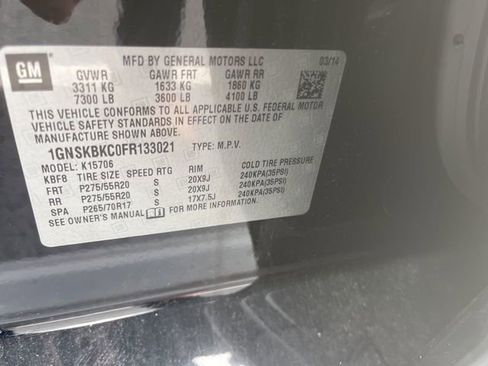 Used 2015 Chevrolet Tahoe LT image 7