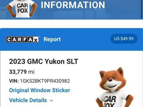 Used 2023 GMC Yukon SLT w/ SLT Luxury Package AWD/4WD image 7