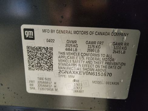 Used 2022 Chevrolet Equinox LT image 33