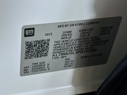 Used 2023 Chevrolet TrailBlazer RS w/ Technology Package AWD/4WD image 32