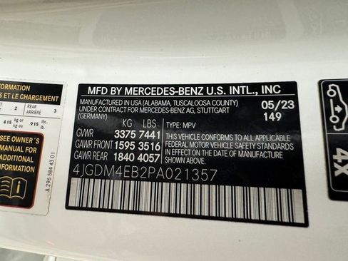 Certified 2023 Mercedes-Benz EQS 580 4MATIC SUV image 30