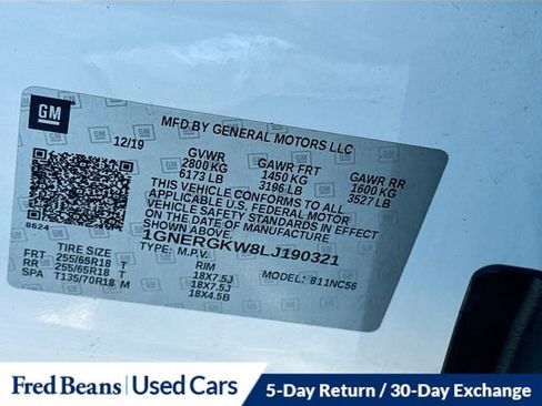 Used 2020 Chevrolet Traverse LT image 32