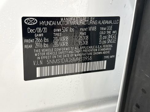Used 2021 Hyundai Santa Fe SE image 20