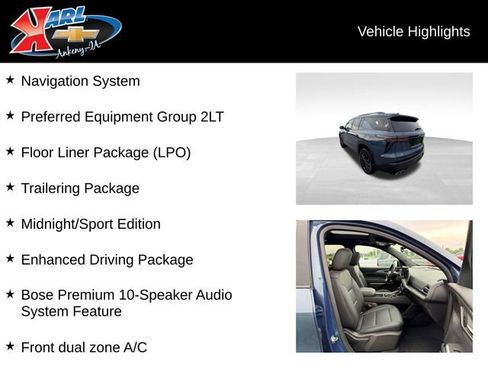 Certified 2024 Chevrolet Traverse LT w/ Enhanced Driving Package AWD/4WD image 2