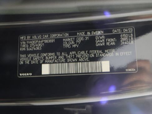 Used 2023 Volvo XC90 B6 Ultimate w/ Protection Package Premier AWD/4WD image 58