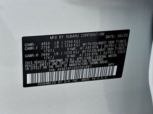 Used 2025 Subaru Outback Premium w/ Popular Package #1 image 27