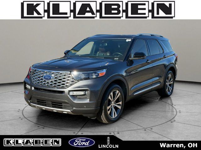 Certified 2020 Ford Explorer Platinum w/ Premium Technology Package AWD/4WD image 1