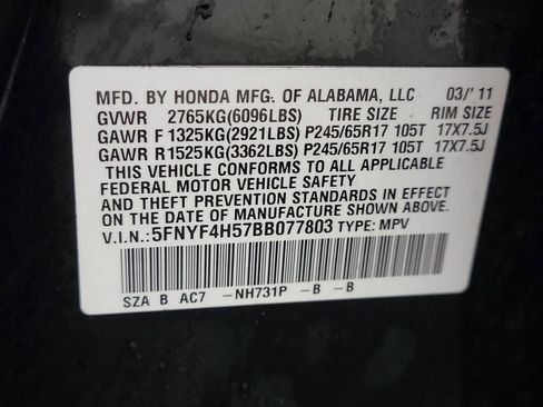 Used 2011 Honda Pilot EX-L image 33