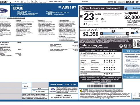 Used 2024 Ford Edge SEL image 48