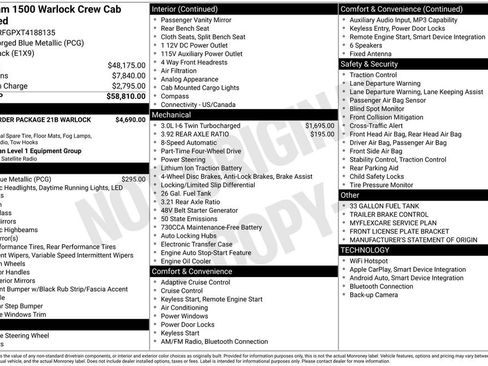 New 2026 RAM 1500 Warlock AWD/4WD image 28